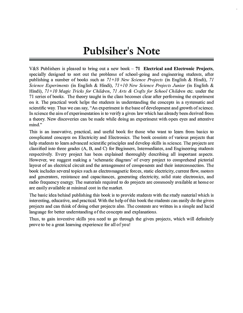 71 Electrical & Electronic Porjects - Page 4