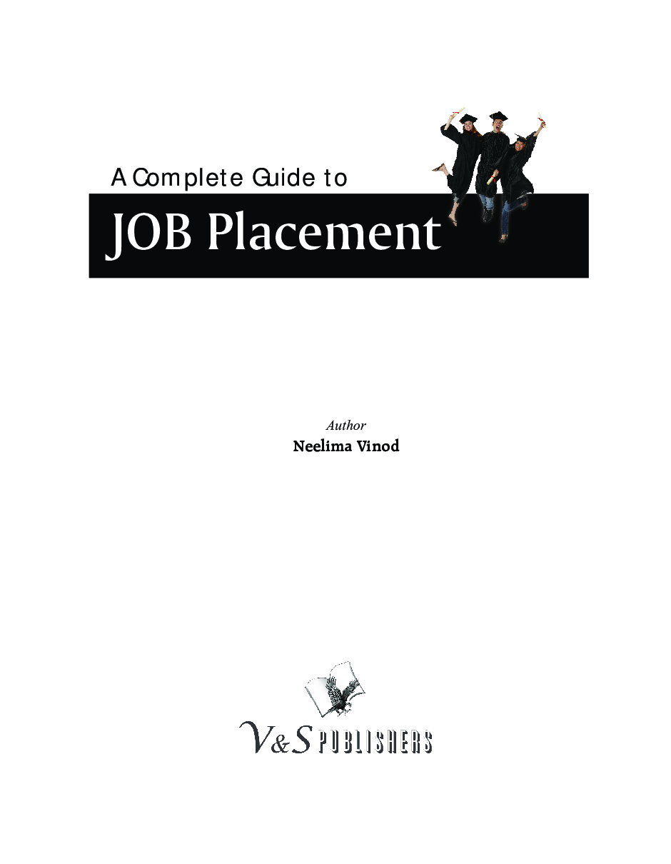A Complete Guide To Job Placement - Page 2