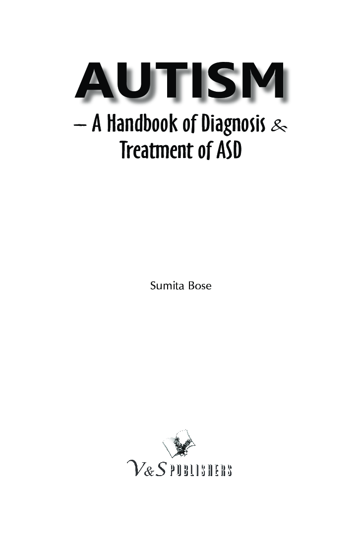 Autism - A Handbook Of Diagnosis & Treatment Of ASD - Page 2