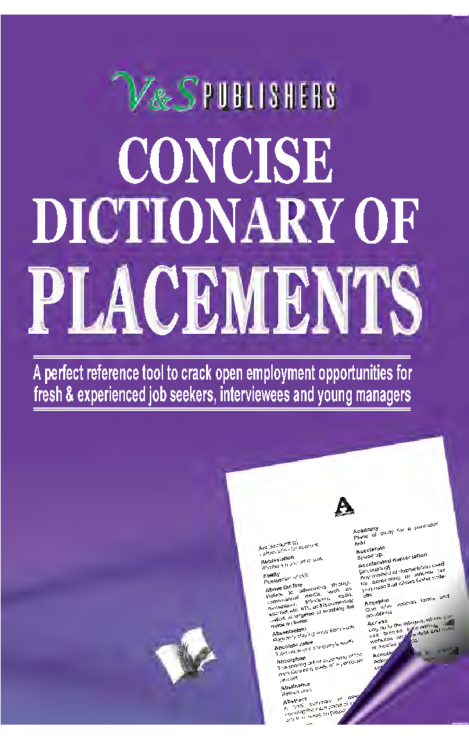 Concise Dictionary Of Placements - Page 1