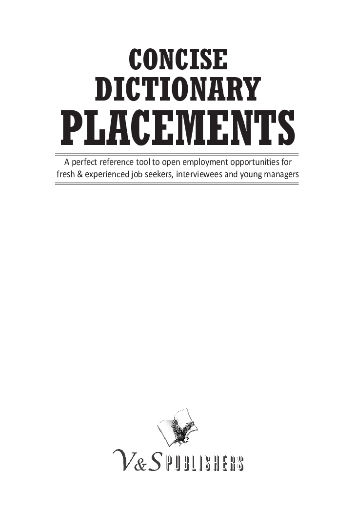 Concise Dictionary Of Placements - Page 2