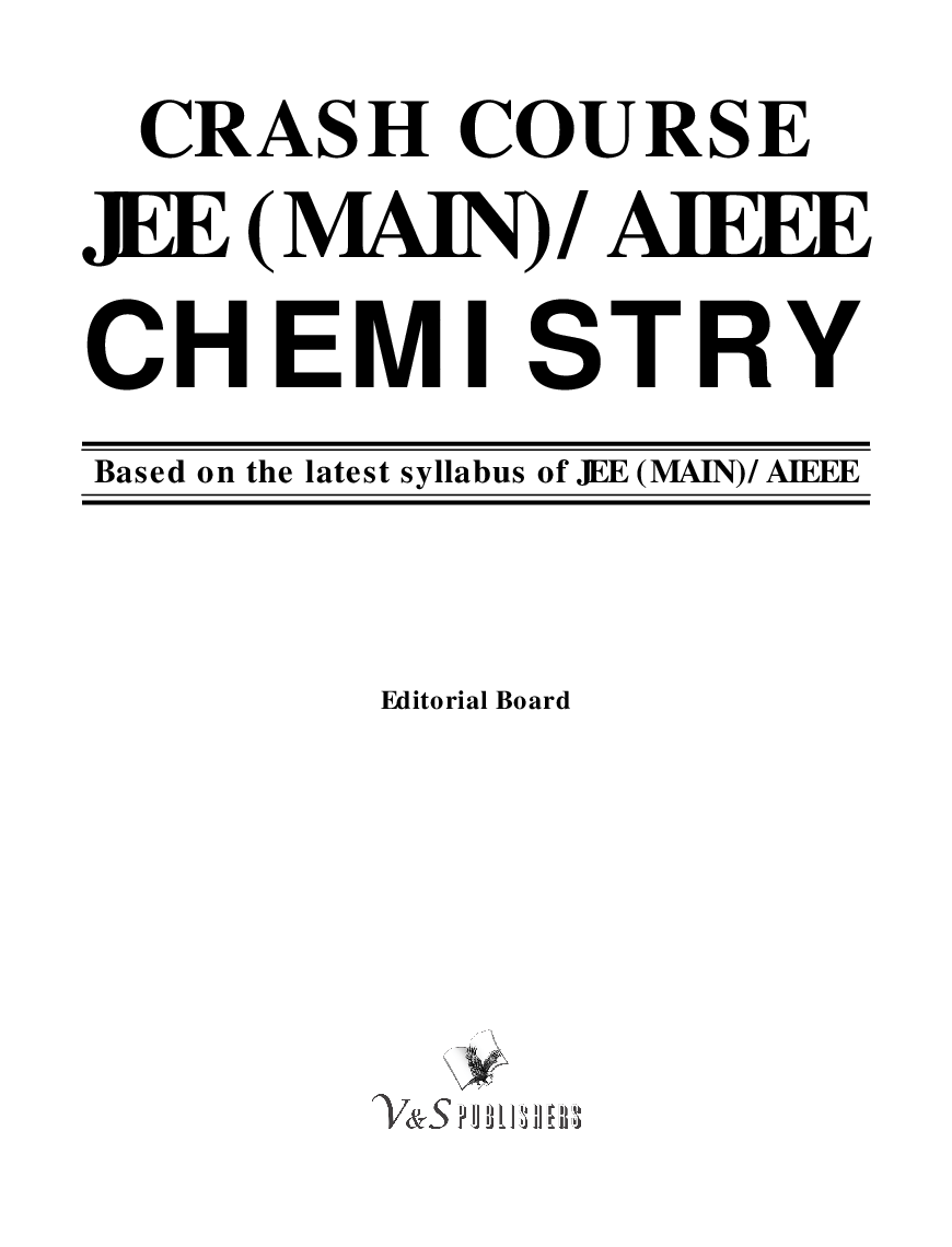 Crash Course JEE (Main) / AIEEE - Chemistry - Page 2