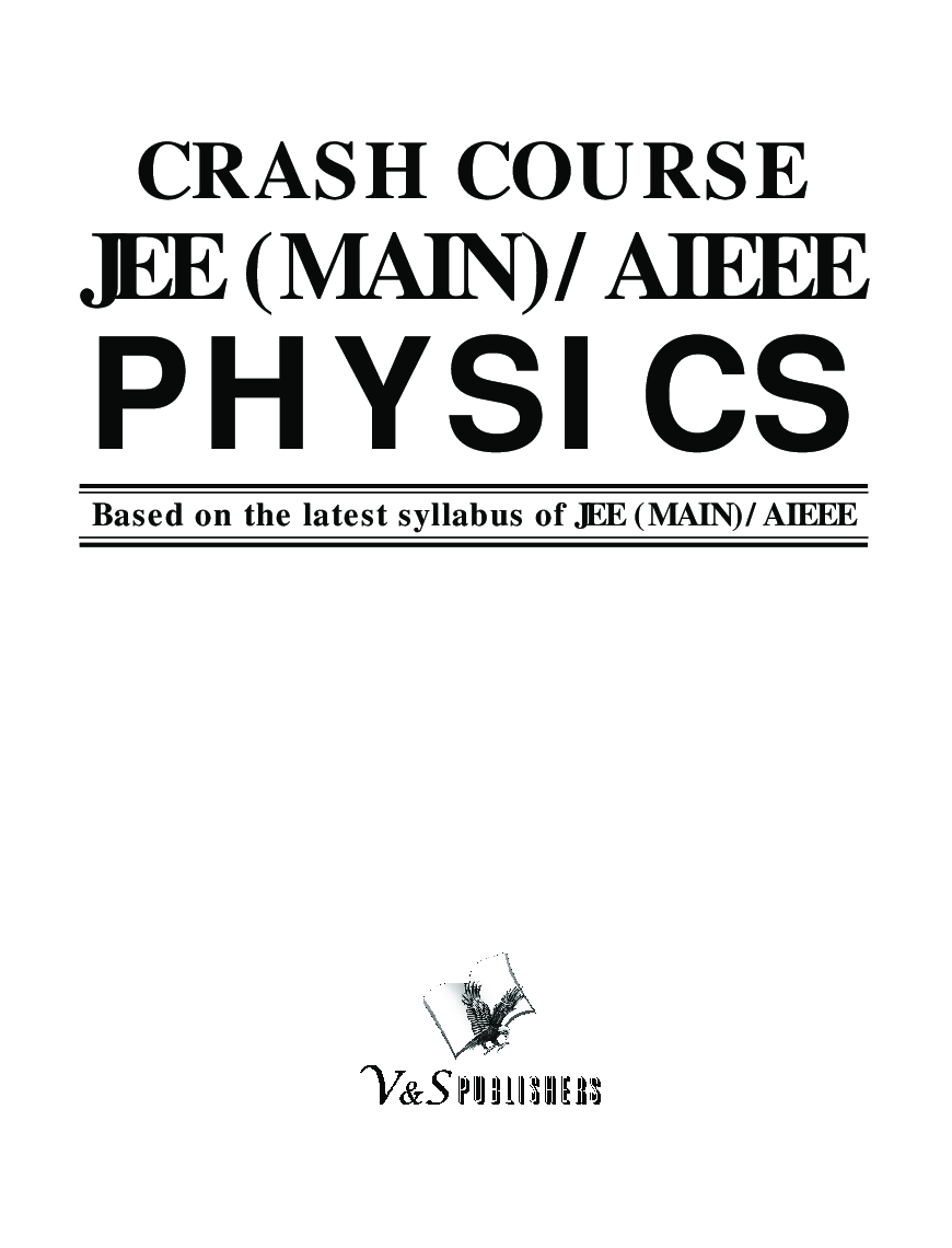 Crash Course JEE (Main) / AIEEE - Physics - Page 2