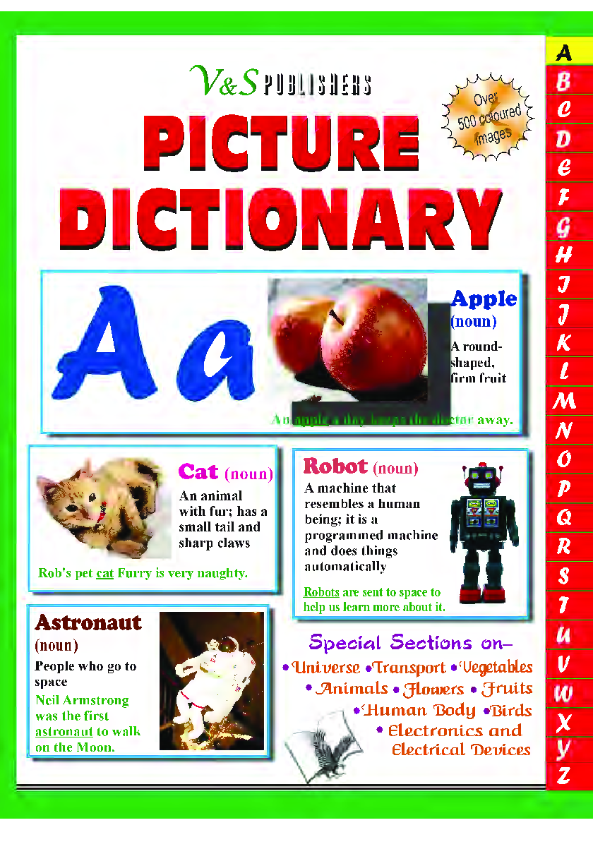 Picture Dictionary - Page 1