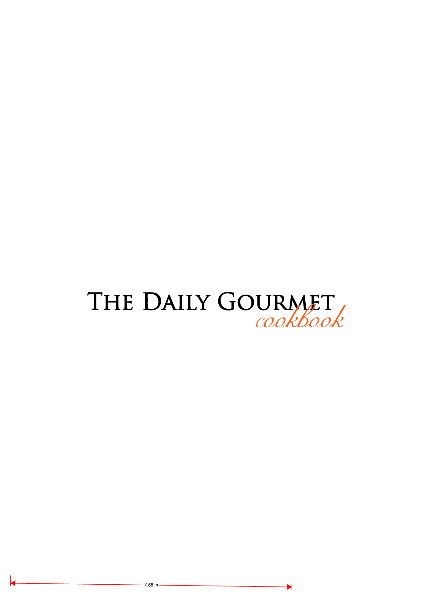 The Daily Gourmet Cook Book  - Page 5