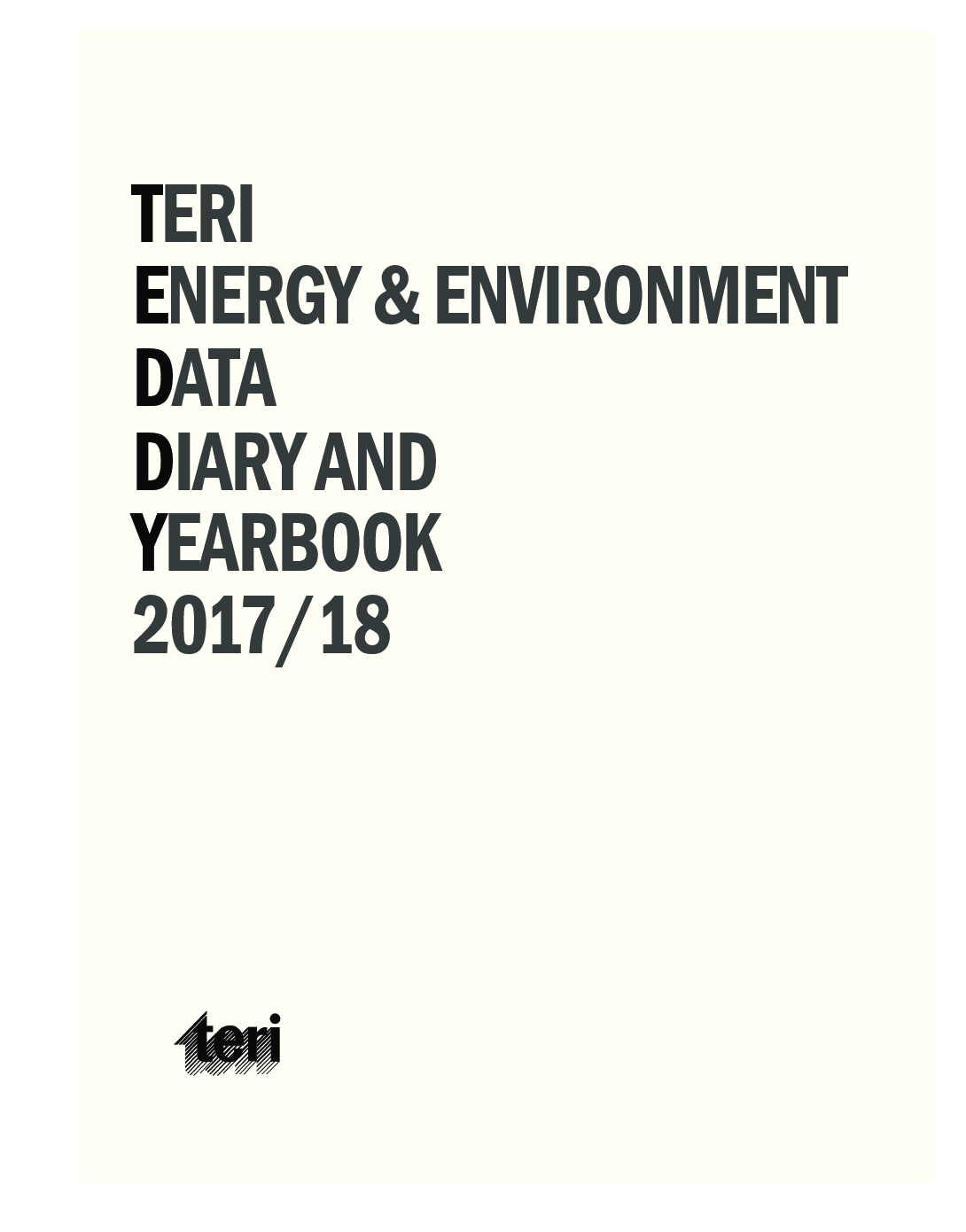 Teri Energy & Environment Data Diary And Yearbook (Teddy) 2017 / 18 - Page 5