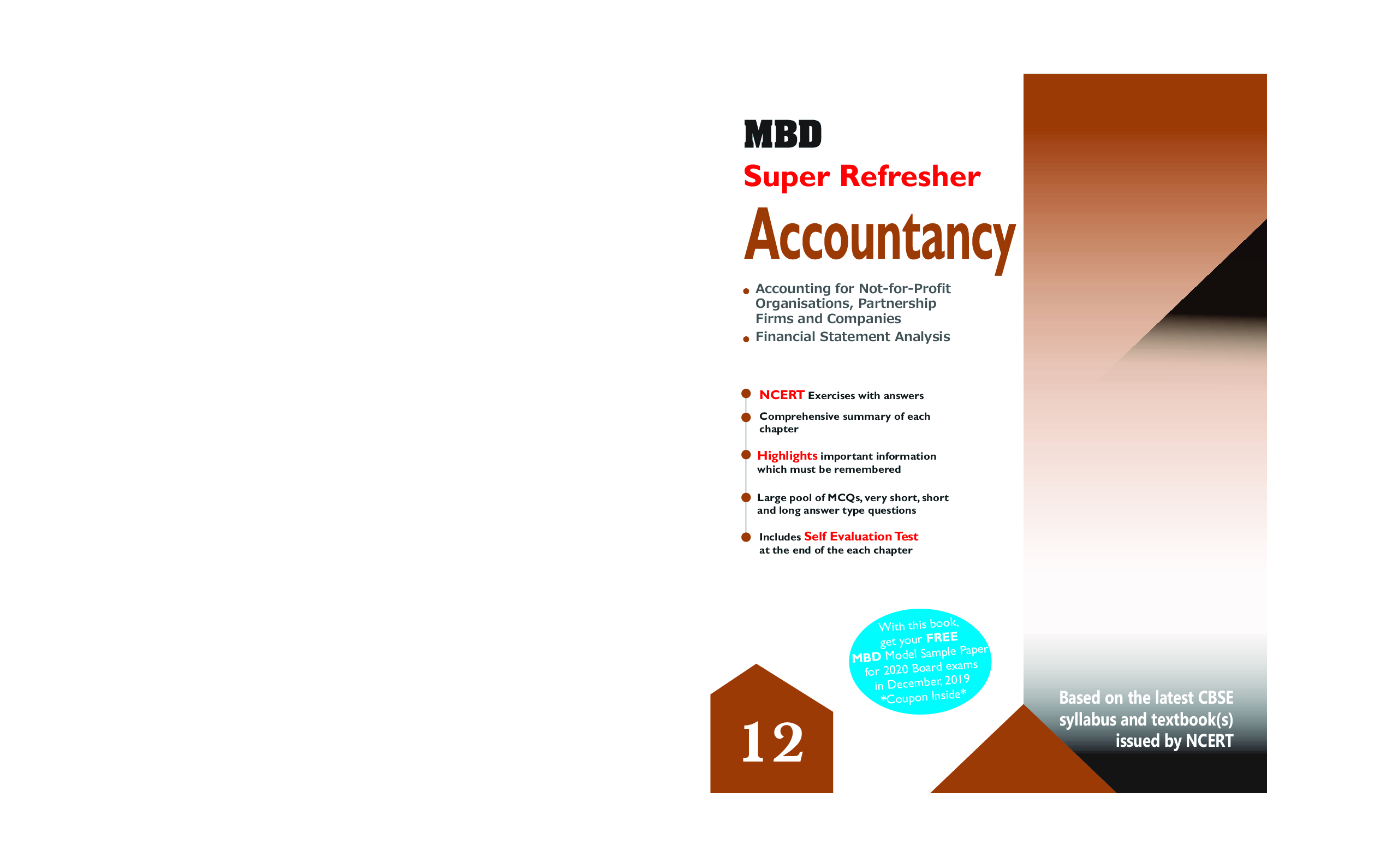 MBD Super Refresher Accountancy Class - XII For 2020 Exam - Page 1