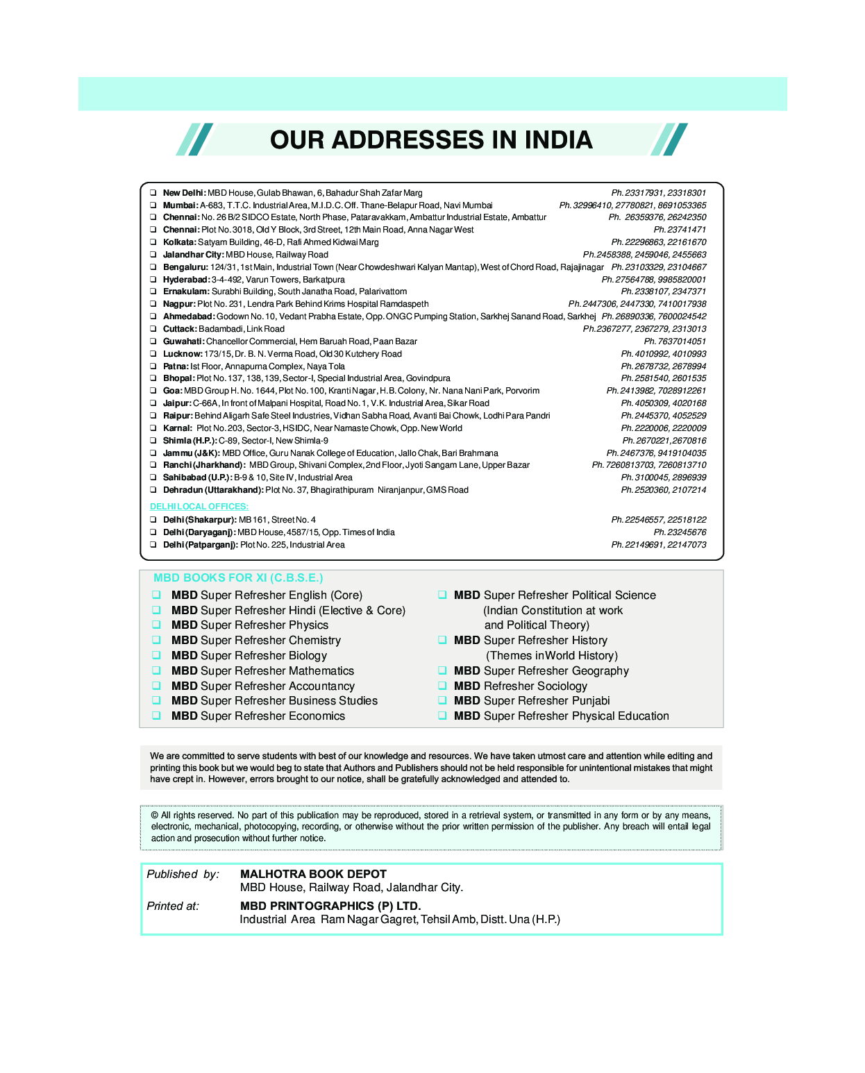 MBD Super Refresher व्यष्टि अर्थशास्त्र एक परिचय एवं अर्थशास्त्र में सांख्यिकी Class - XI For 2020 Exam - Page 3