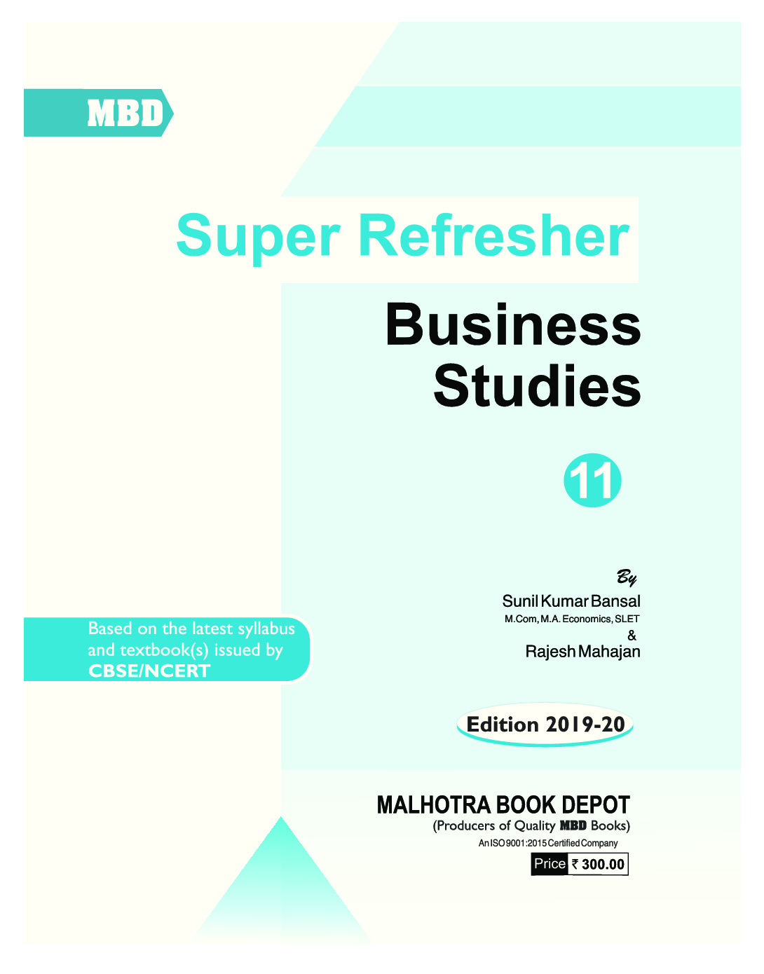 MBD Super Refresher Business Studies Class - XI For 2020 Exam - Page 2