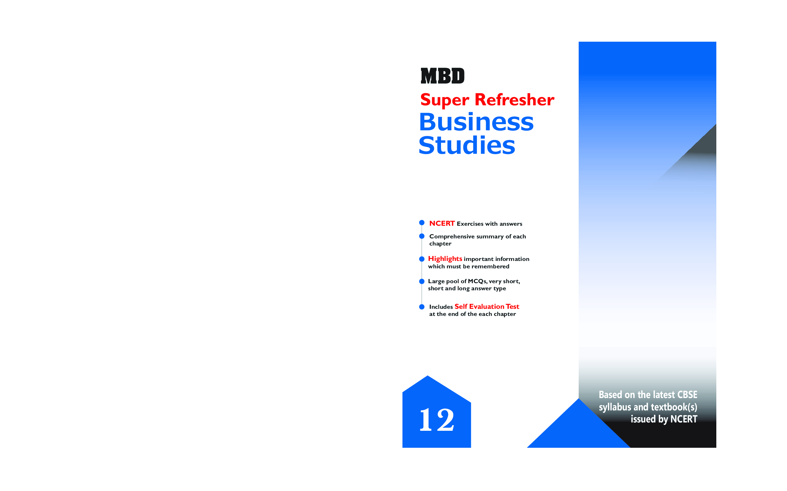 MBD Super Refresher Business Studies Class - XII For 2020 Exam - Page 1