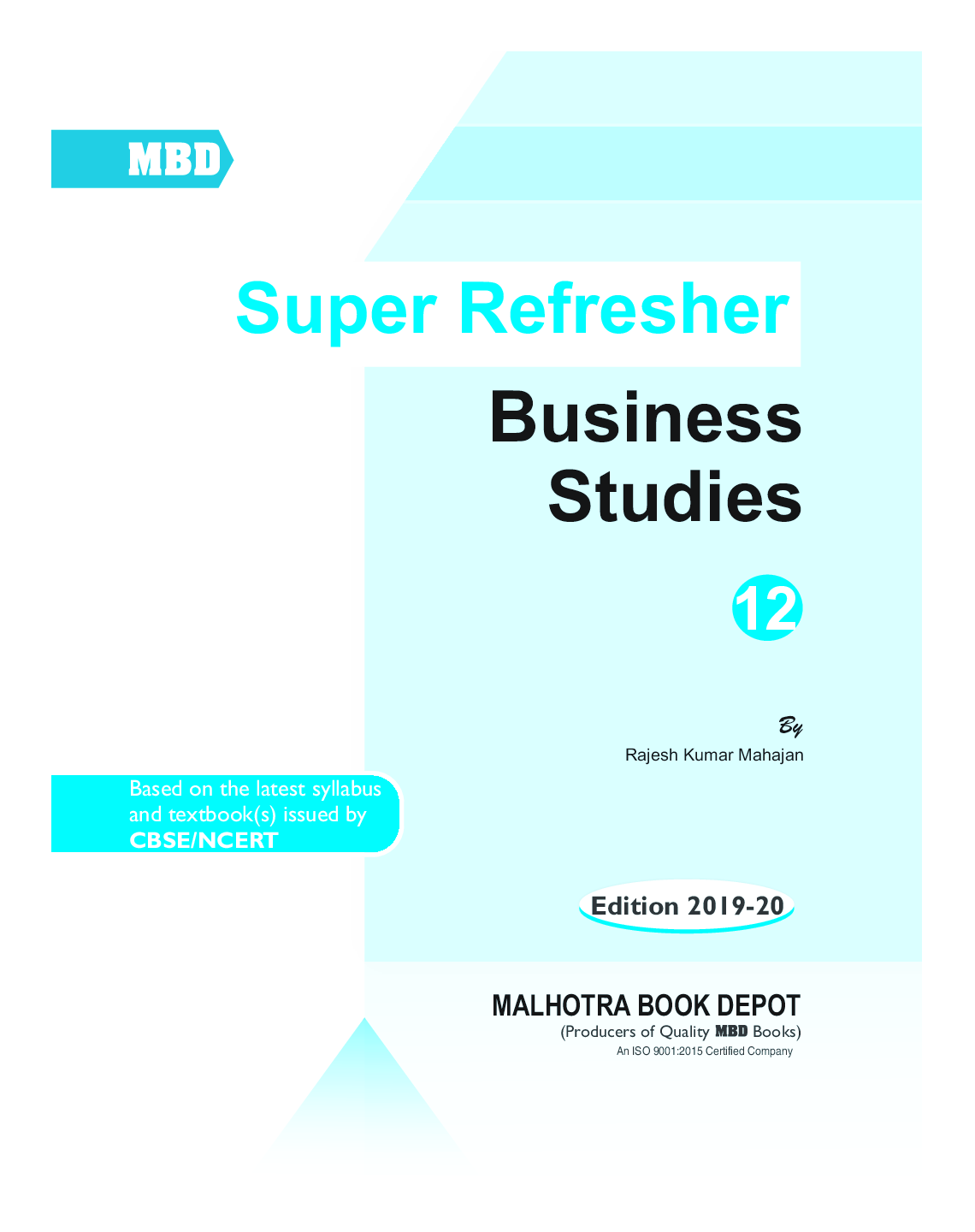 MBD Super Refresher Business Studies Class - XII For 2020 Exam - Page 4
