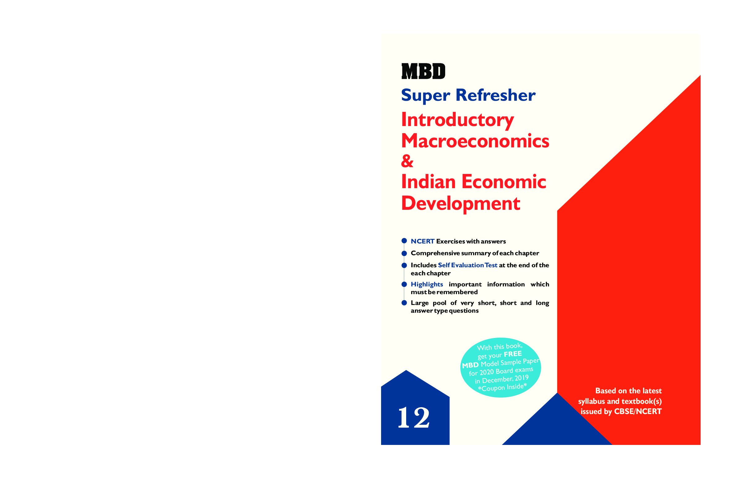 MBD Super Refresher Introductory Macroeconomics & Indian Economic Development Class - XII For 2020 Exam - Page 1