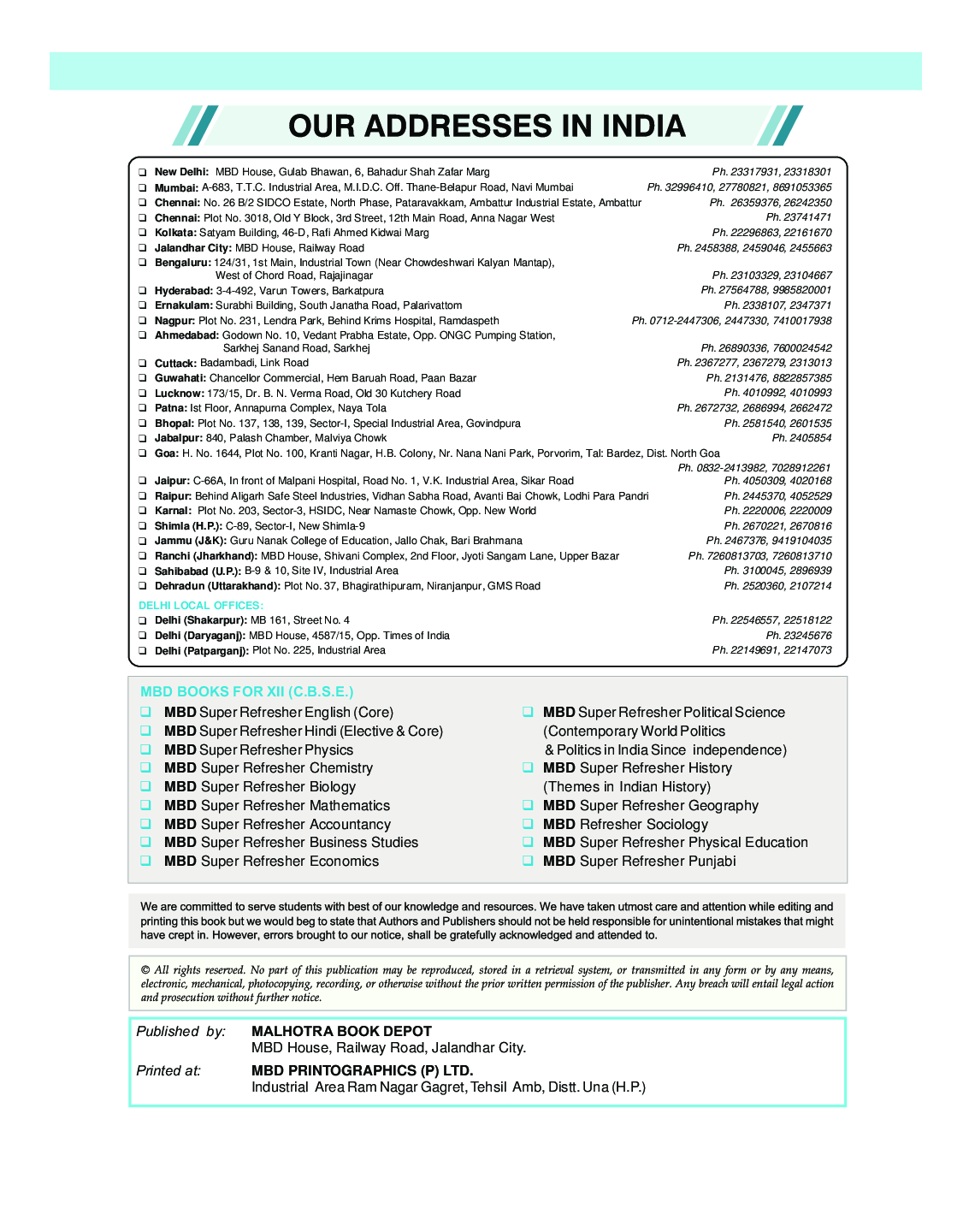 MBD Super Refresher Introductory Macroeconomics & Indian Economic Development Class - XII For 2020 Exam - Page 3