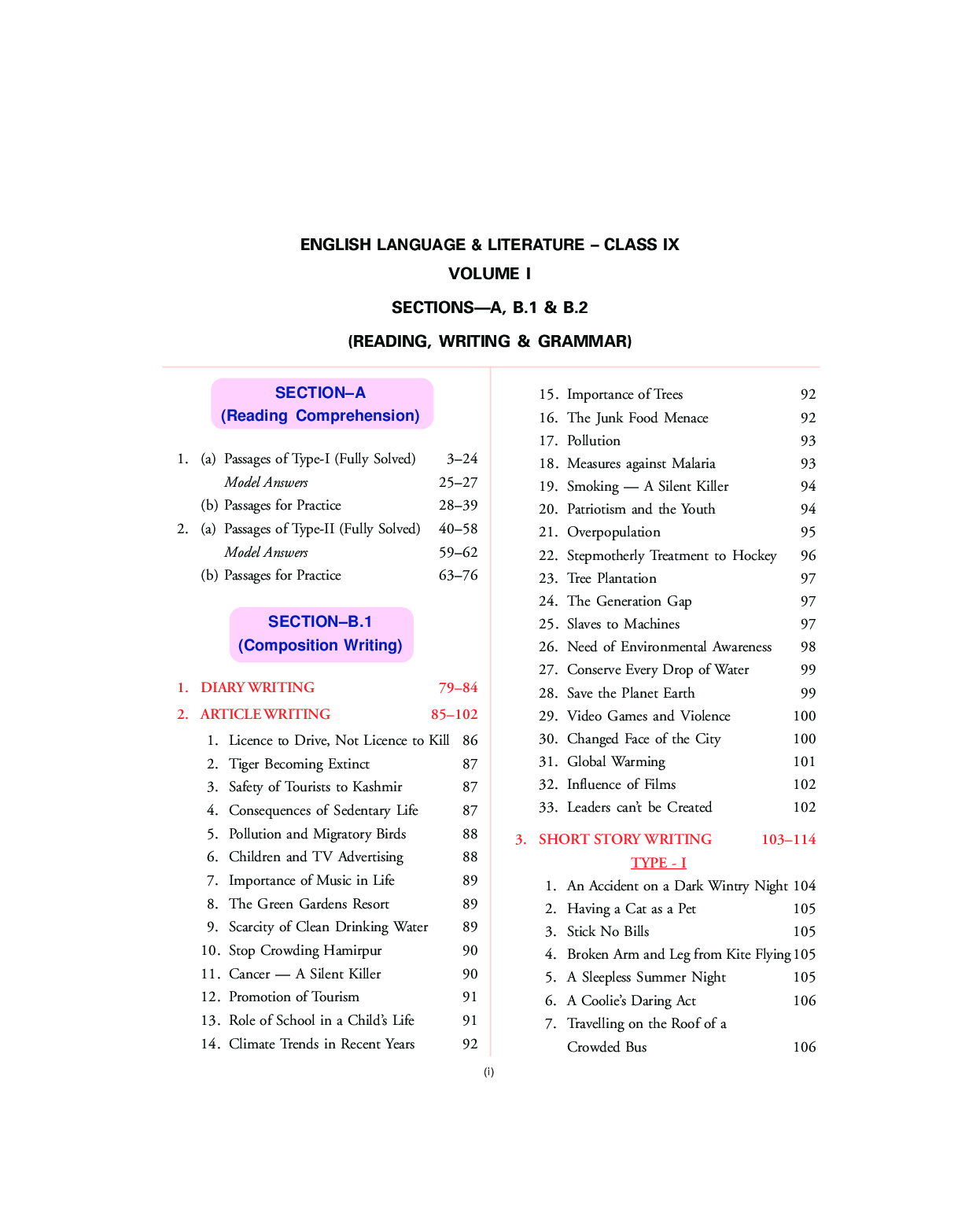 MBD Super Refresher English Language & Literature Volume - I & II Class - IX For 2020 Exam - Page 4