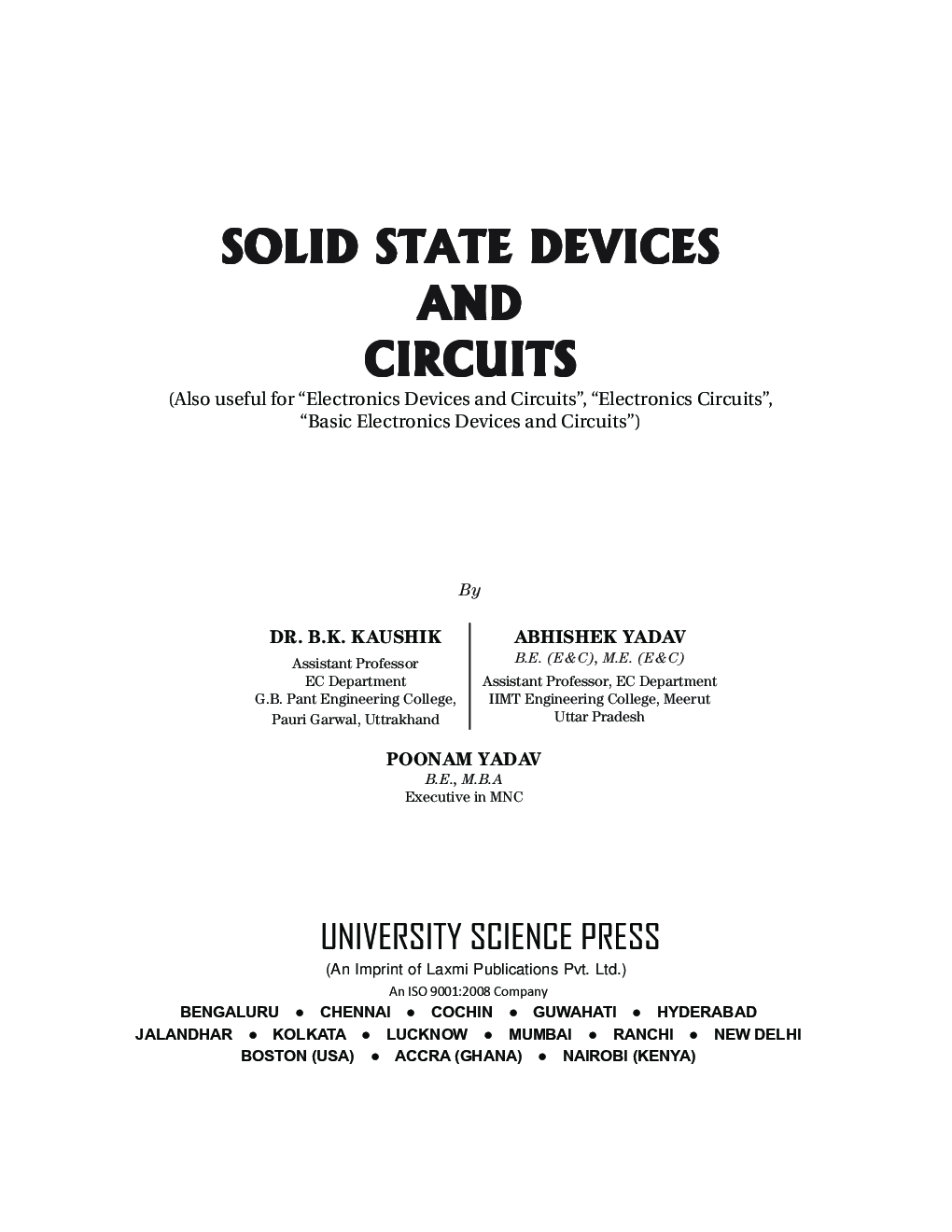 Solid State Devices And Circuits - Page 5