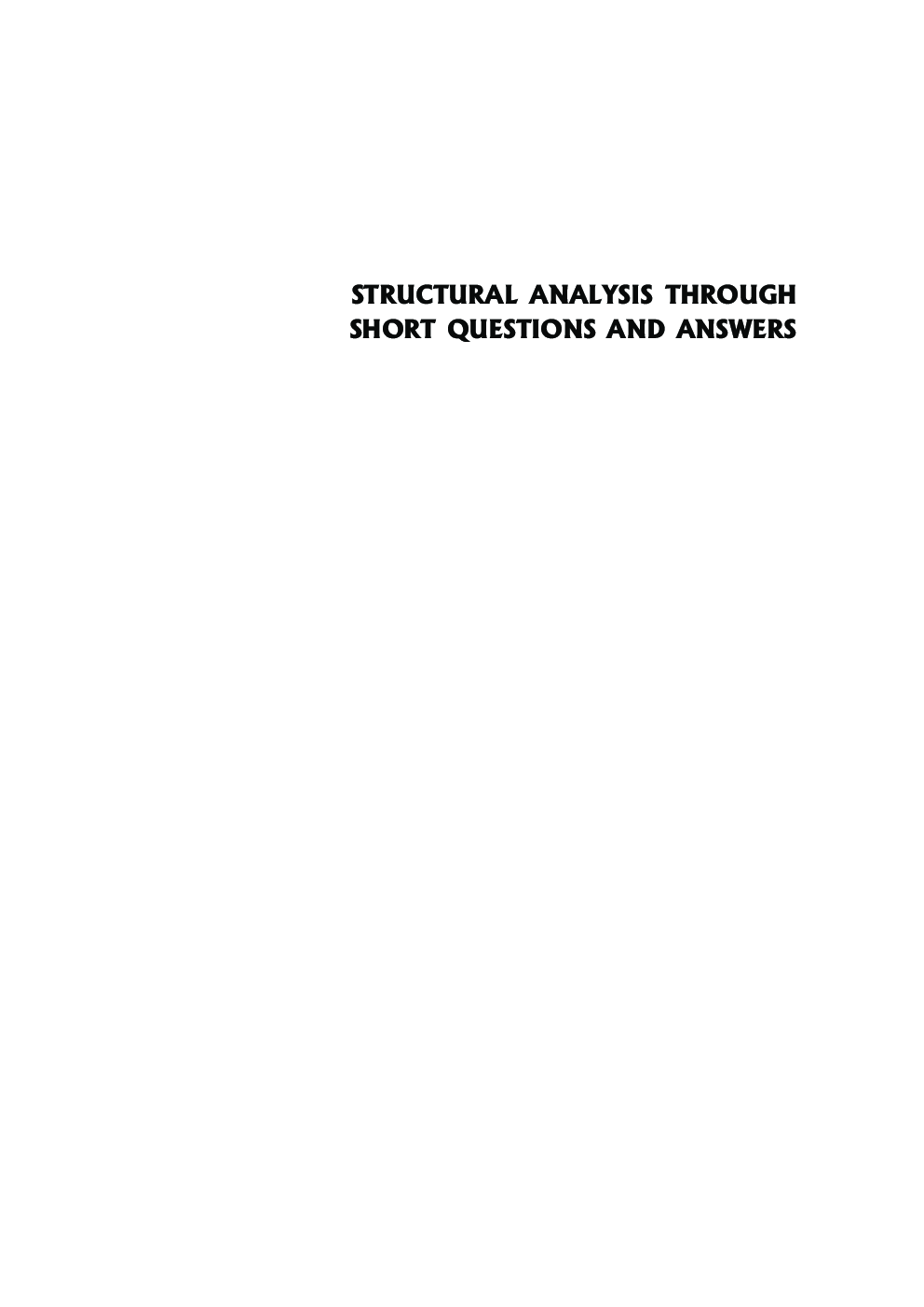 Structural Analysis Through Short Questions And Answers - Page 3