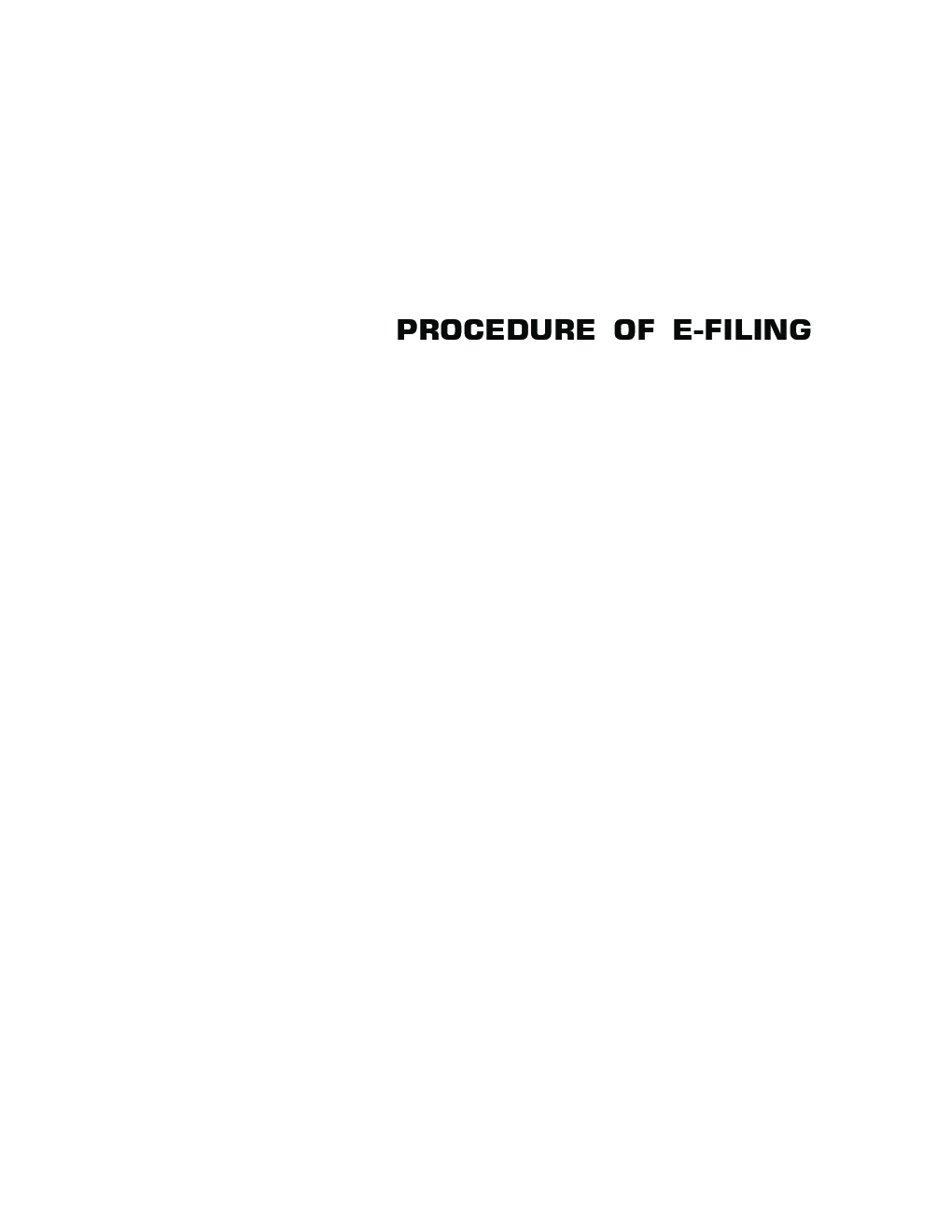Procedure Of E-Filing - Page 3