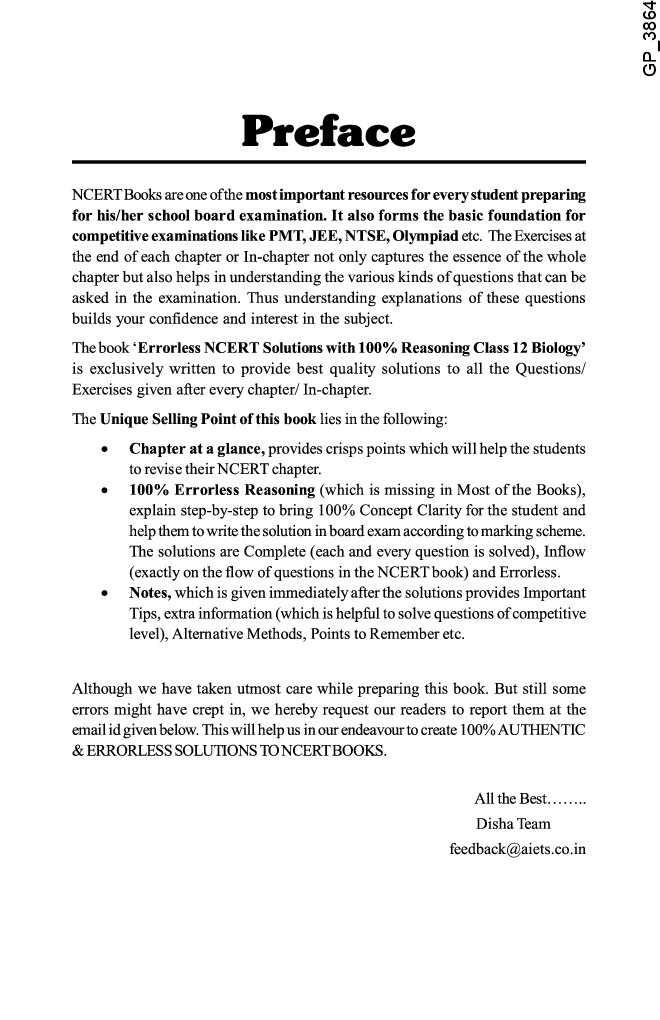 Errorless NCERT Solutions With Reasoning For Class 12 Biology - Page 5