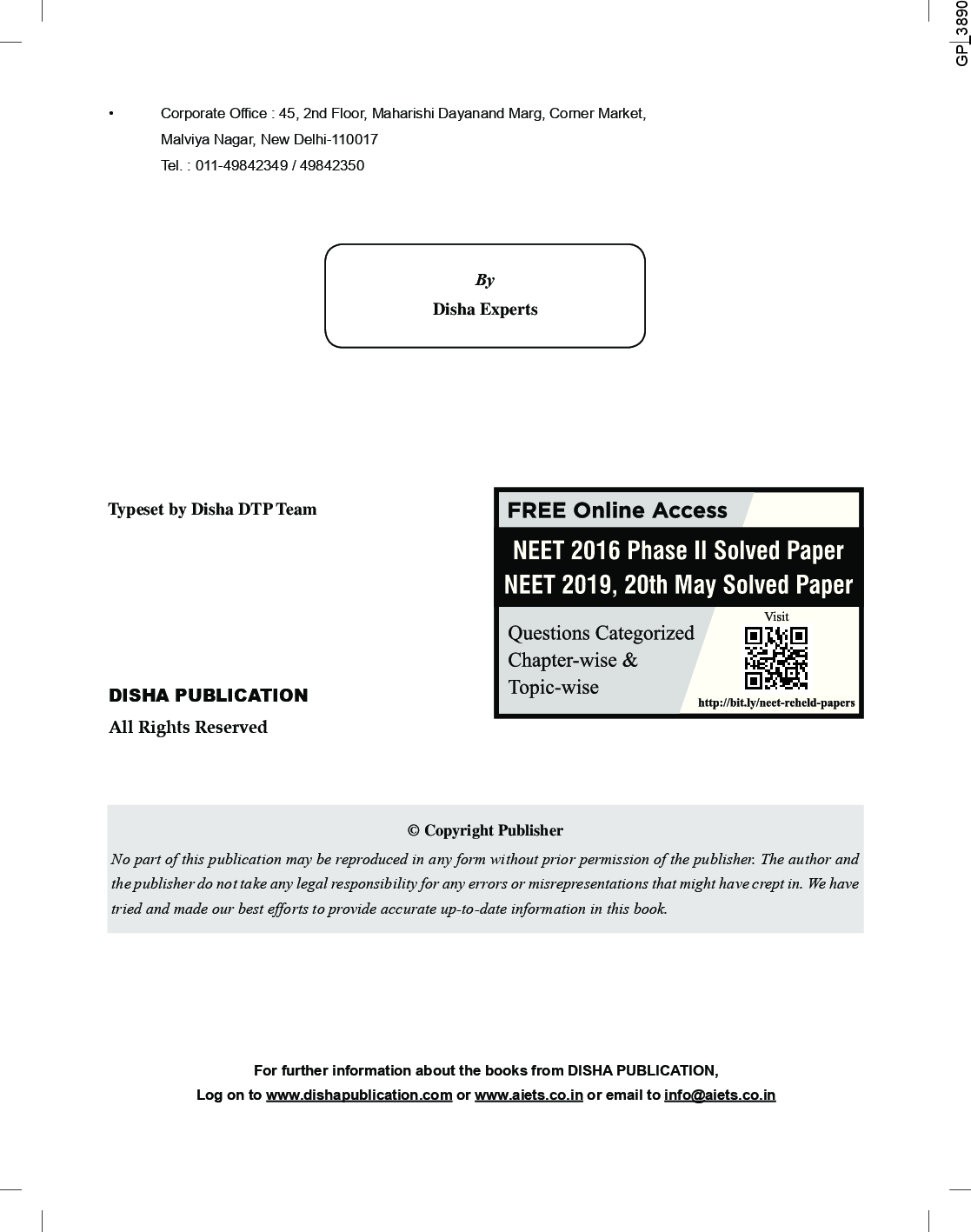 NEET 2020 Biology Guide - 7th Edition  - Page 2