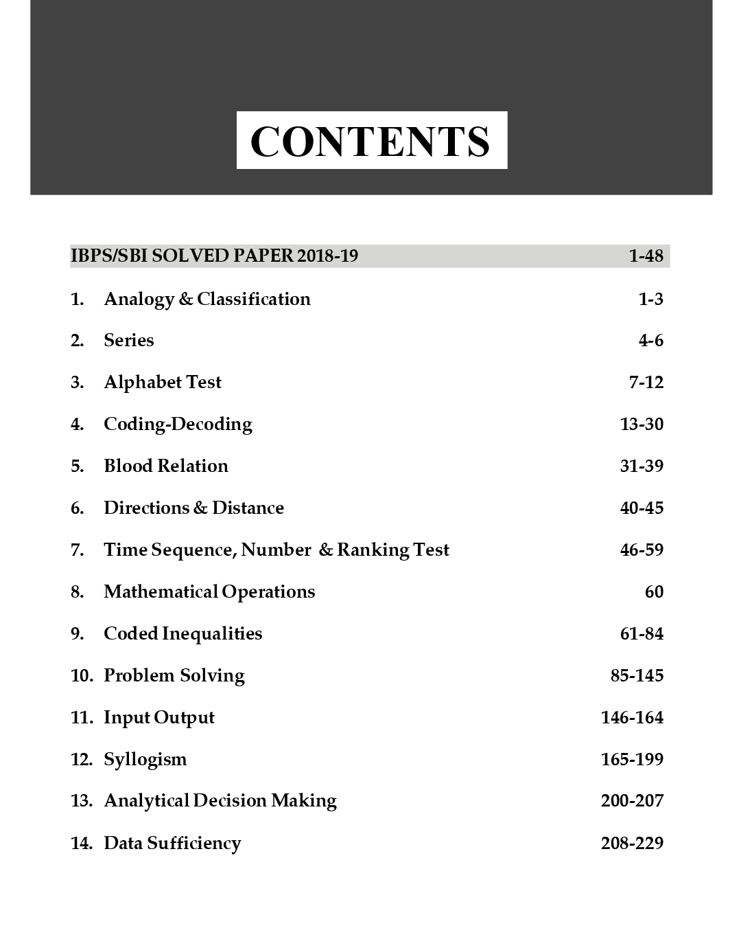 Reasoning Ability Topicwise Solved Papers For IBPS/ SBI Bank PO/ Clerk Prelim & Main Exam (2010-19) 3rd Edition - Page 4
