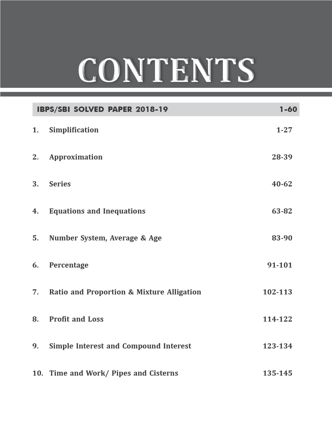 Quantitative Aptitude & Data Interpretation Topicwise Solved Papers For IBPS/ SBI Bank PO/ Clerk Prelim & Main Exam (2010-19) 3rd Edition - Page 4