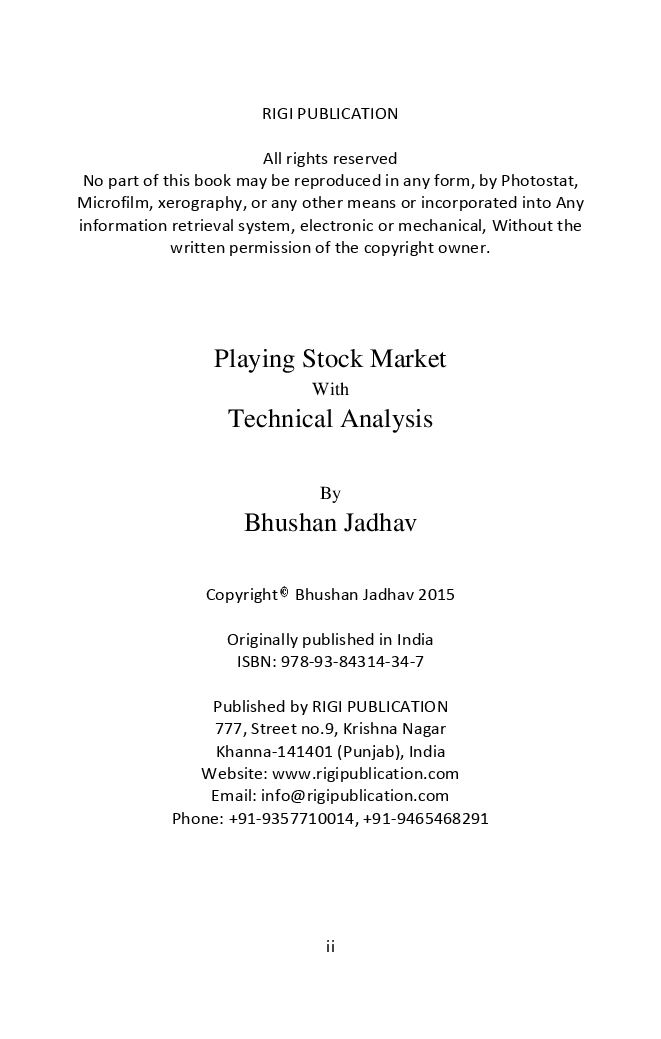 Playing Stock Market With Technical Analysis - Page 3