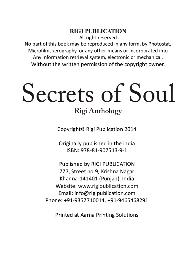 Secrets of Souls Rigi Anthology - Page 3