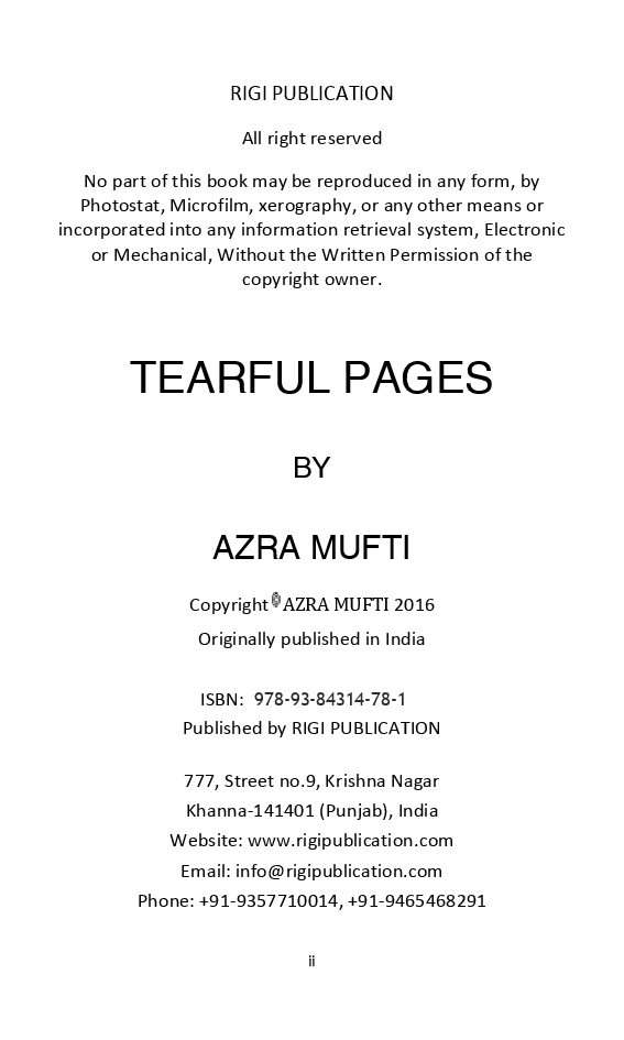 Tearful Pages - Page 3