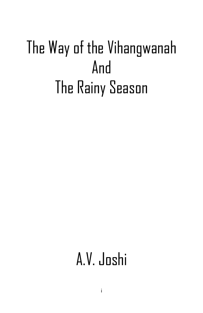 The Way Of The Vihangwanah And The Rainy Season - Page 2