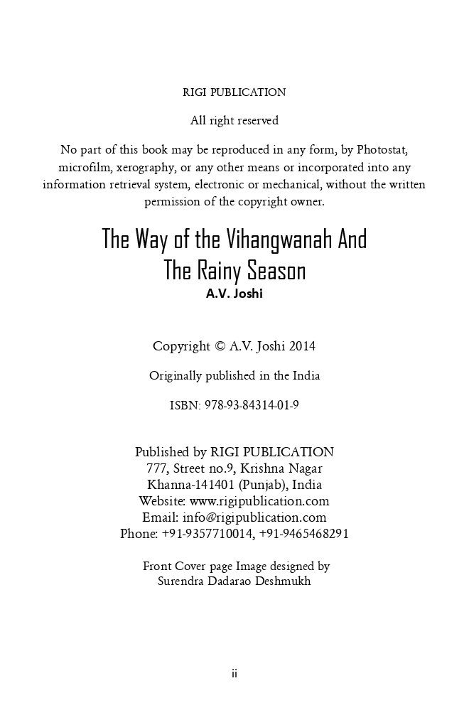 The Way Of The Vihangwanah And The Rainy Season - Page 3