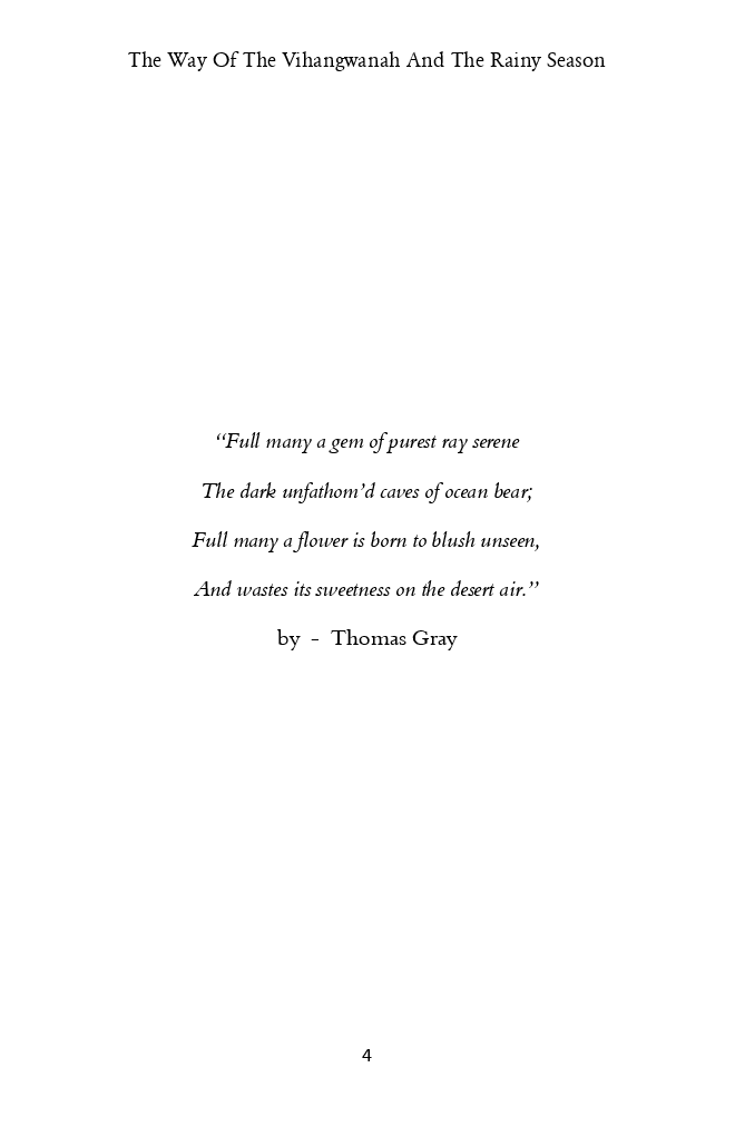 The Way Of The Vihangwanah And The Rainy Season - Page 5