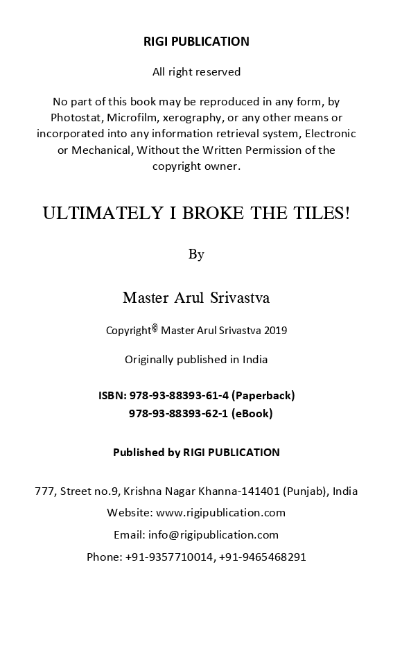 Ultimately I Broke The Tiles ! The Real Experience Beyond Challenges  - Page 3