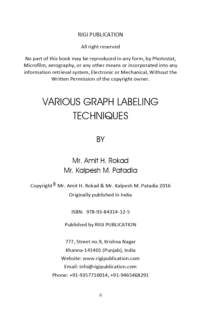 Various Graph Labeling Techniques - Page 3