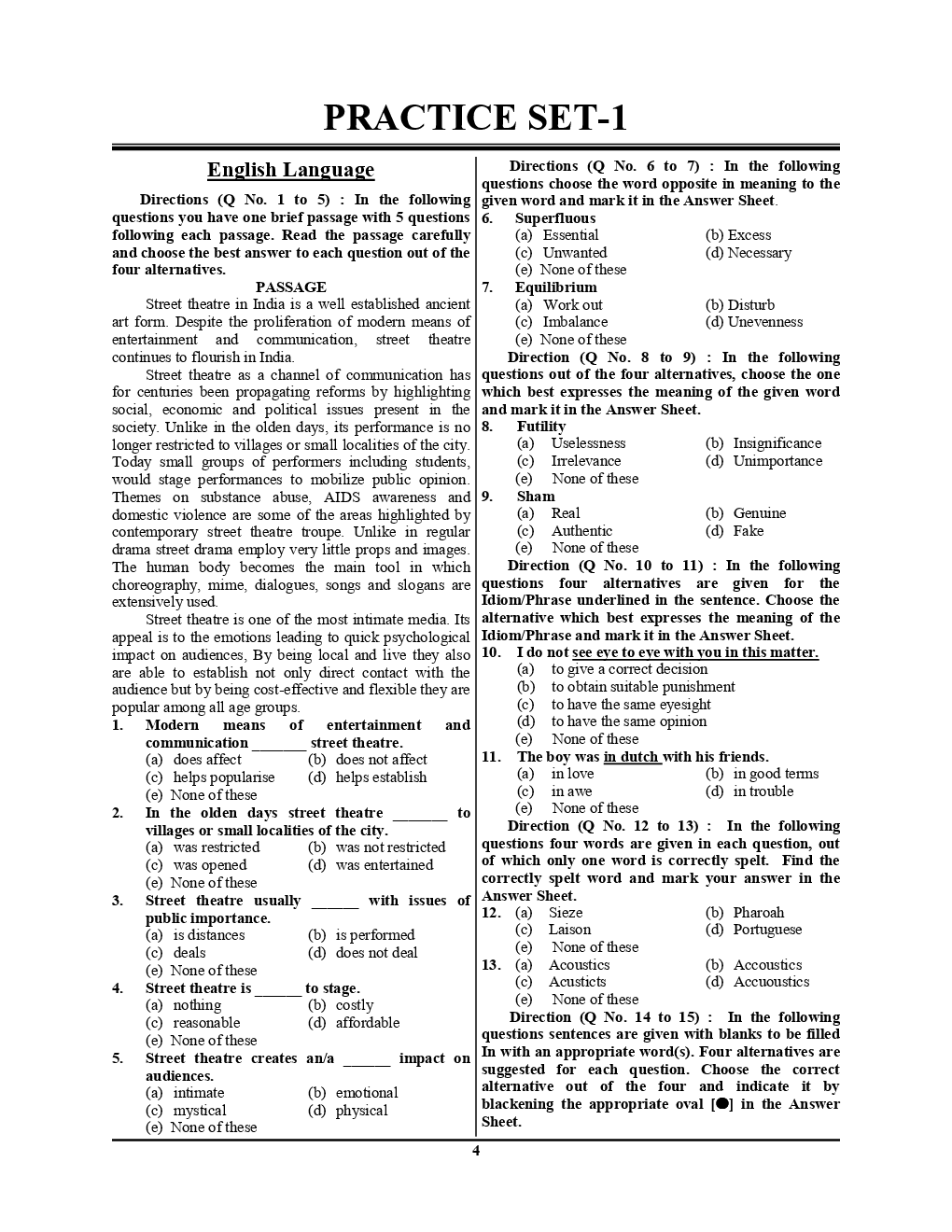 EPFO Assistant Practice Book Phase - I (2019) (In Hindi) - Page 5