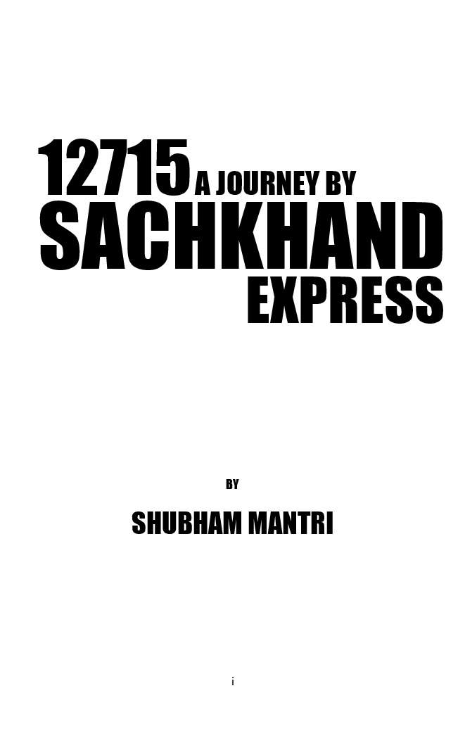 12715 - A Journey By Sachkhand Express  - Page 2