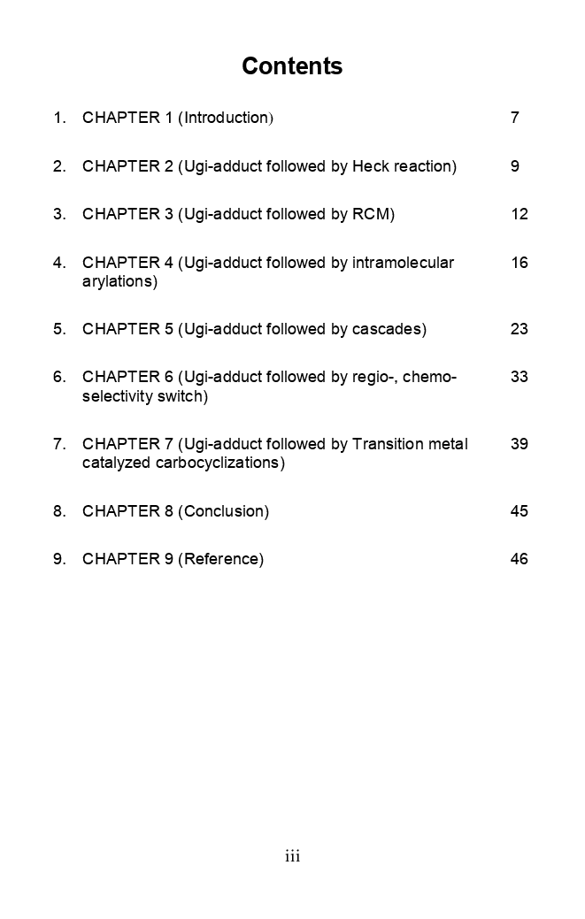 Architecture Of Heterocyclic Framework Using Ugi-adduct - Page 4