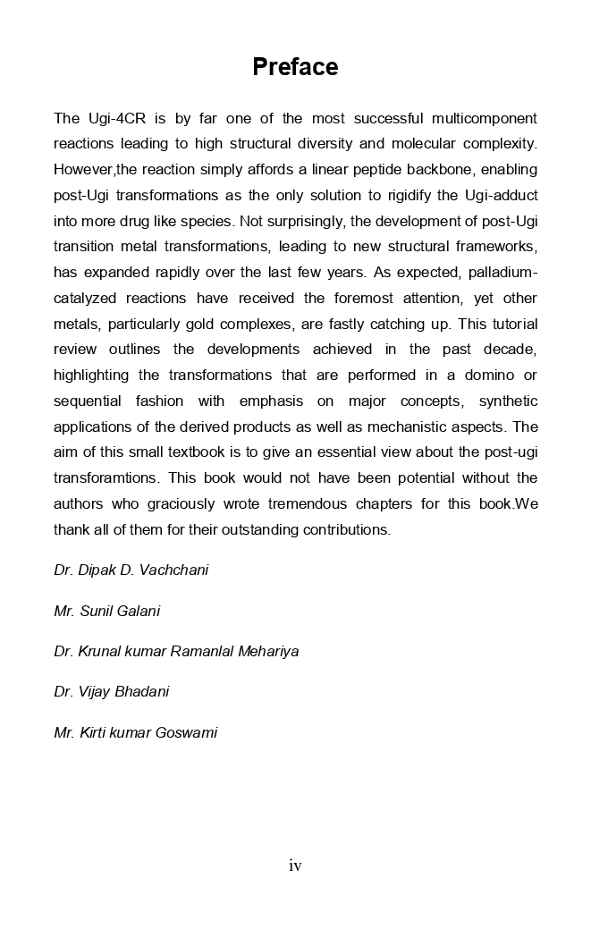 Architecture Of Heterocyclic Framework Using Ugi-adduct - Page 5