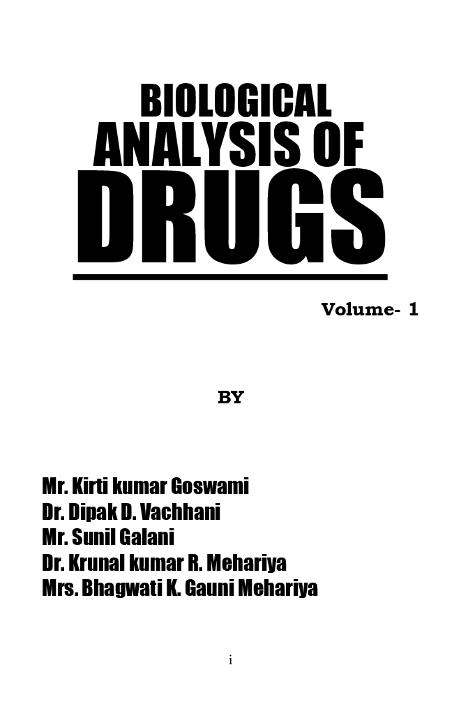 Biological Analysis Of Drugs - Page 2
