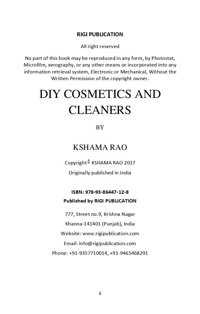 Diy Cosmetics And Cleaners - Page 3