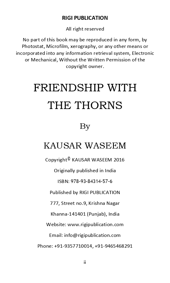 Friendship With The Thorns - Page 3