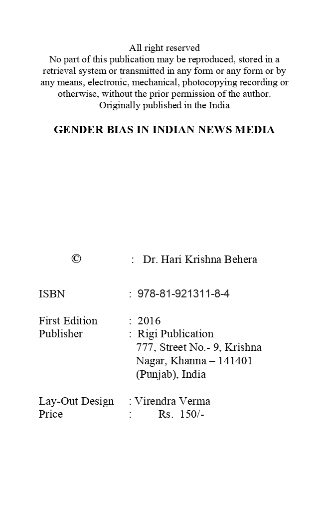 Gender Bias In Indian News Media - Page 3