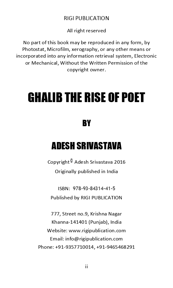 Ghalib The Rise Of Poet  - Page 3