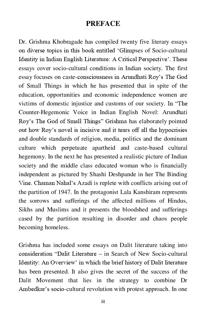 Glimpses Of Socio-cultural Identity In Indian Literature A Critical Perspective - Page 4