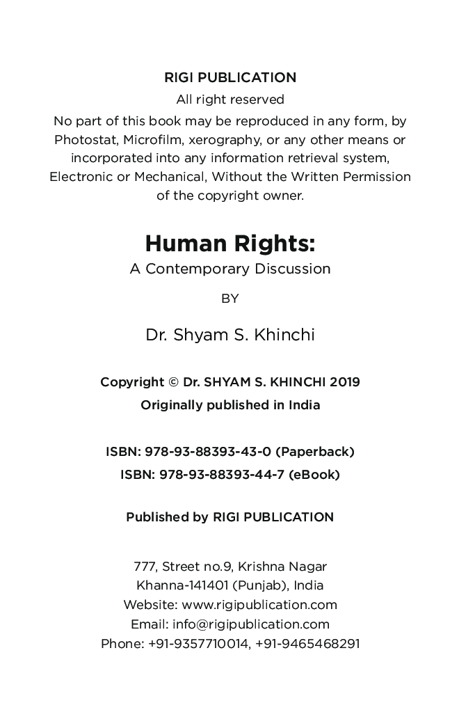 Human Rights A Contemporary Discussion - Page 3