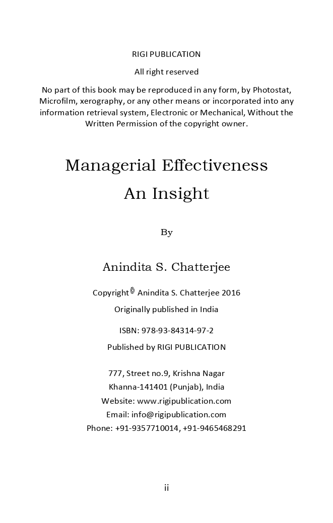 Managerial Effectiveness An Insight - Page 3