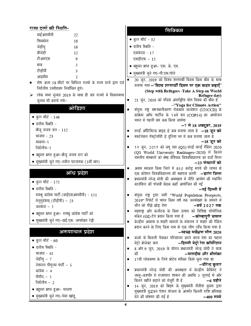 RRB (NTPC/ Group D/ RRB JE) Current Affairs (2019) (Hindi) - Page 5