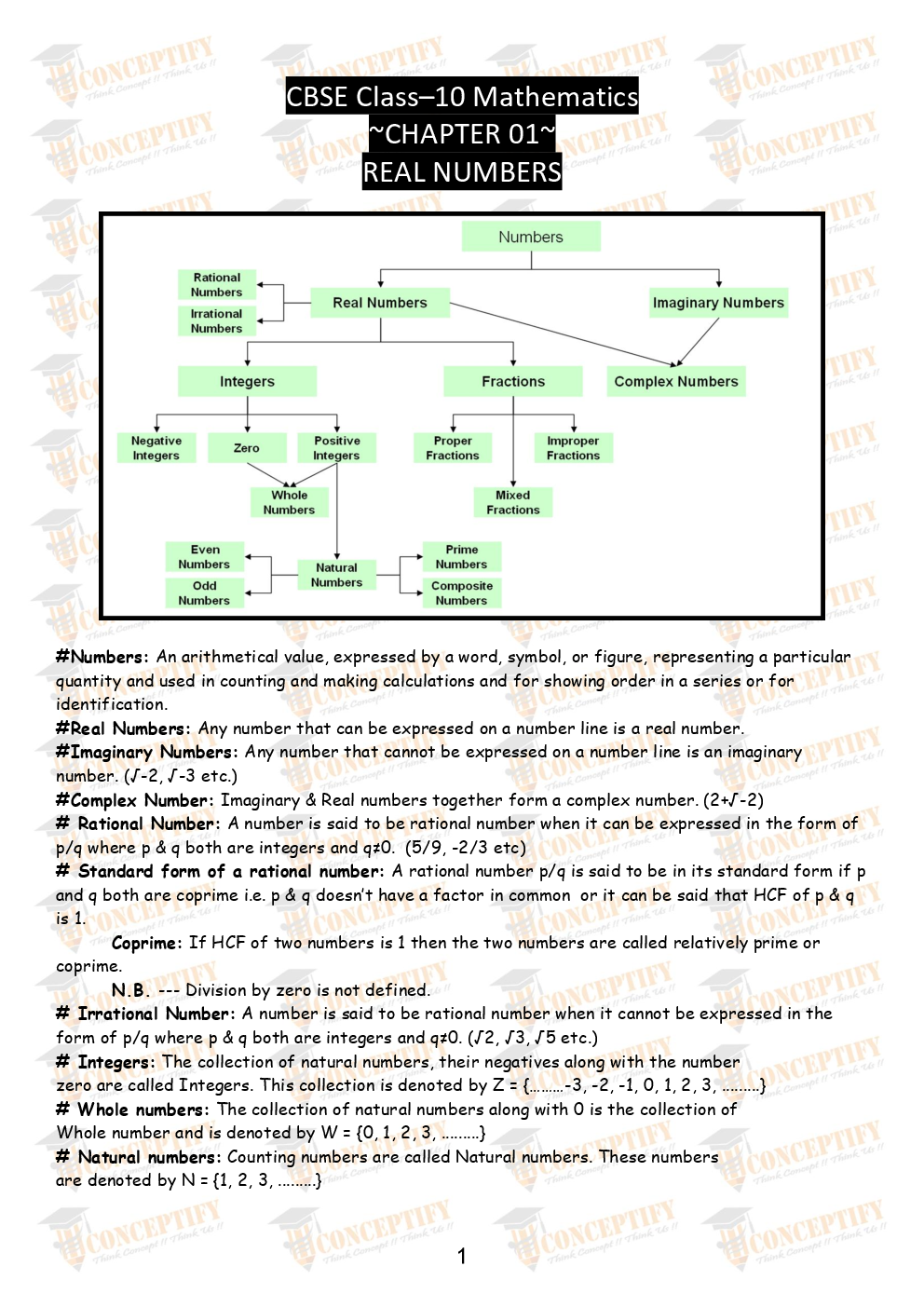 Conceptify's Brief Mathematics For Class - X - Page 5