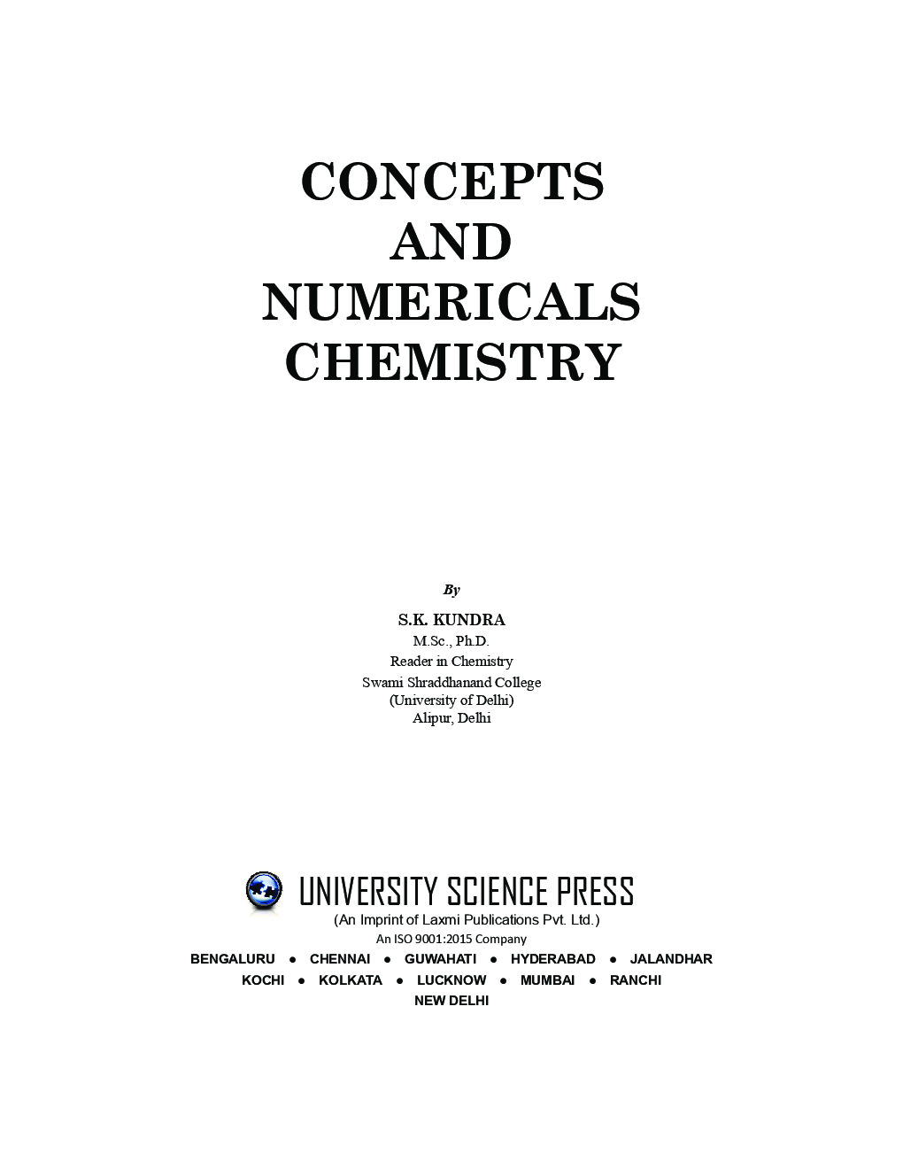 Concepts And Numericals In Chemistry - Page 5