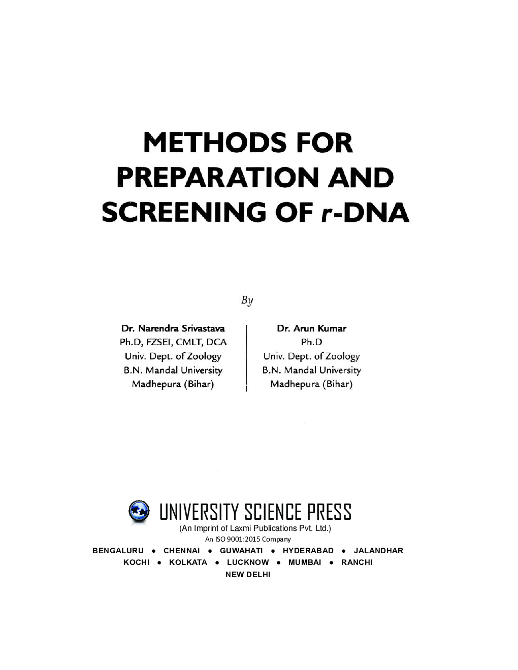 Methods For Preparation And Screening Of R-DNA - Page 5
