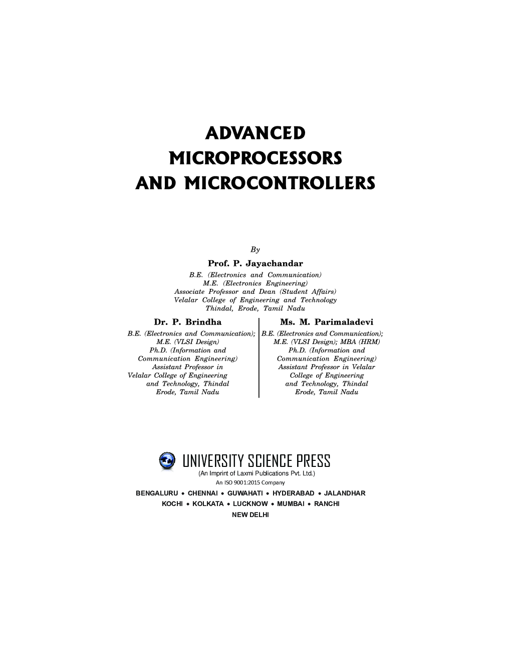 Advanced Microprocessors & Microcontrollers - Page 5